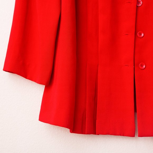 Danny & Nicole Blazer with Pleats & Cherry Detail - Picture 3 of 5